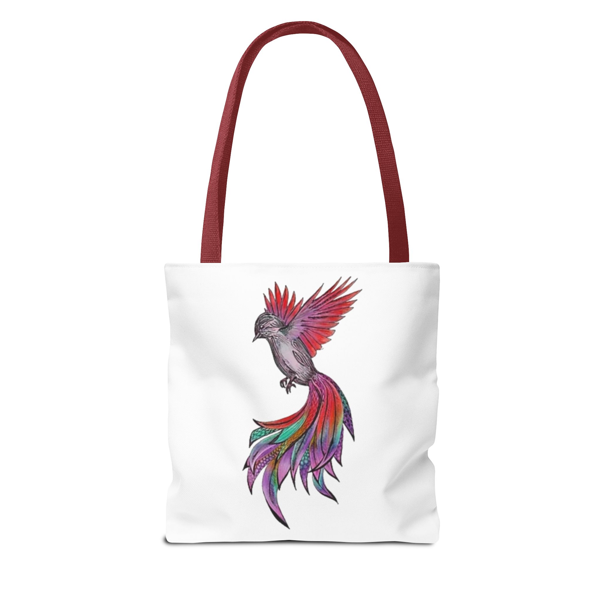 Colorful Phoenix Tote Bag - Image 6