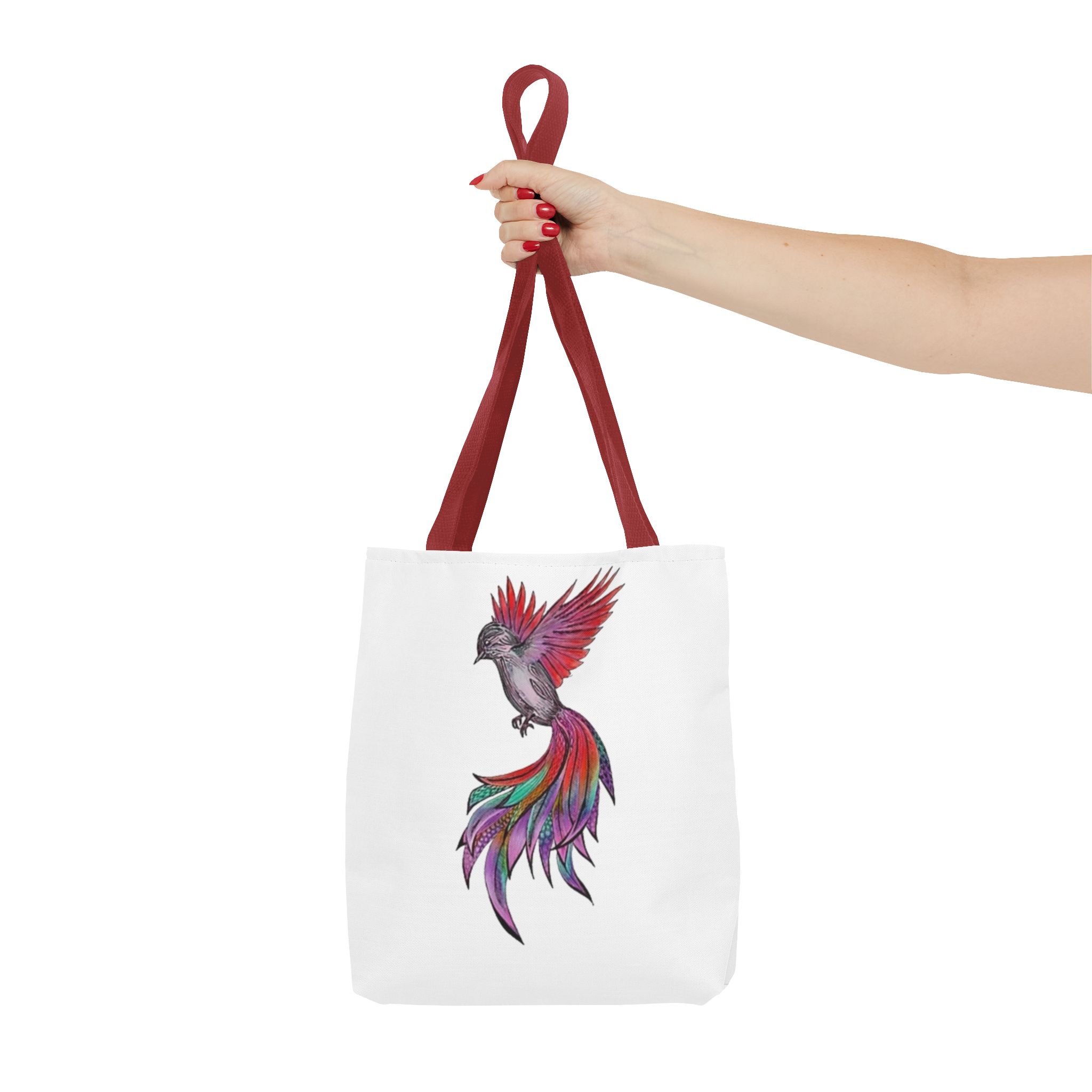 Colorful Phoenix Tote Bag - Image 8