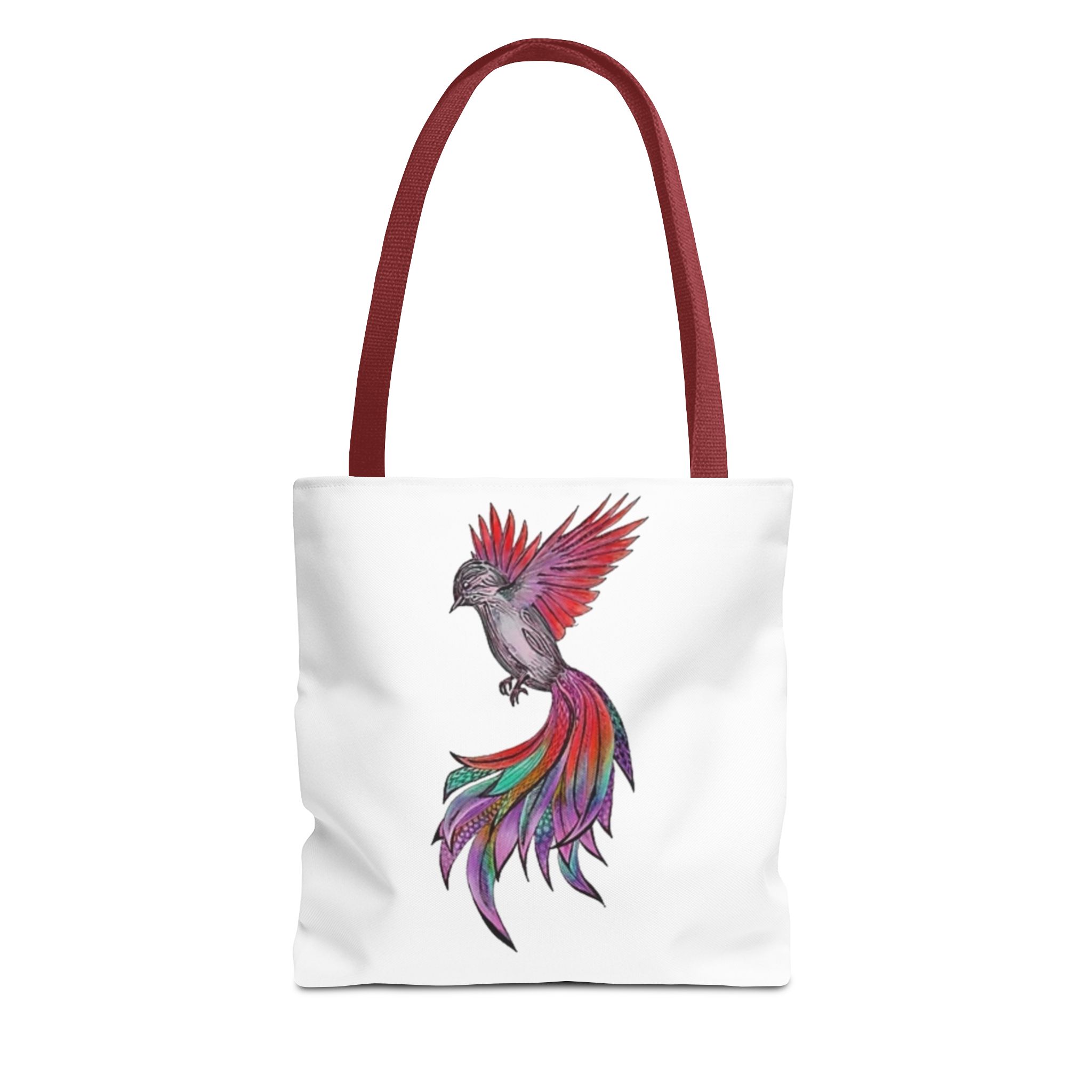 Colorful Phoenix Tote Bag - Image 5