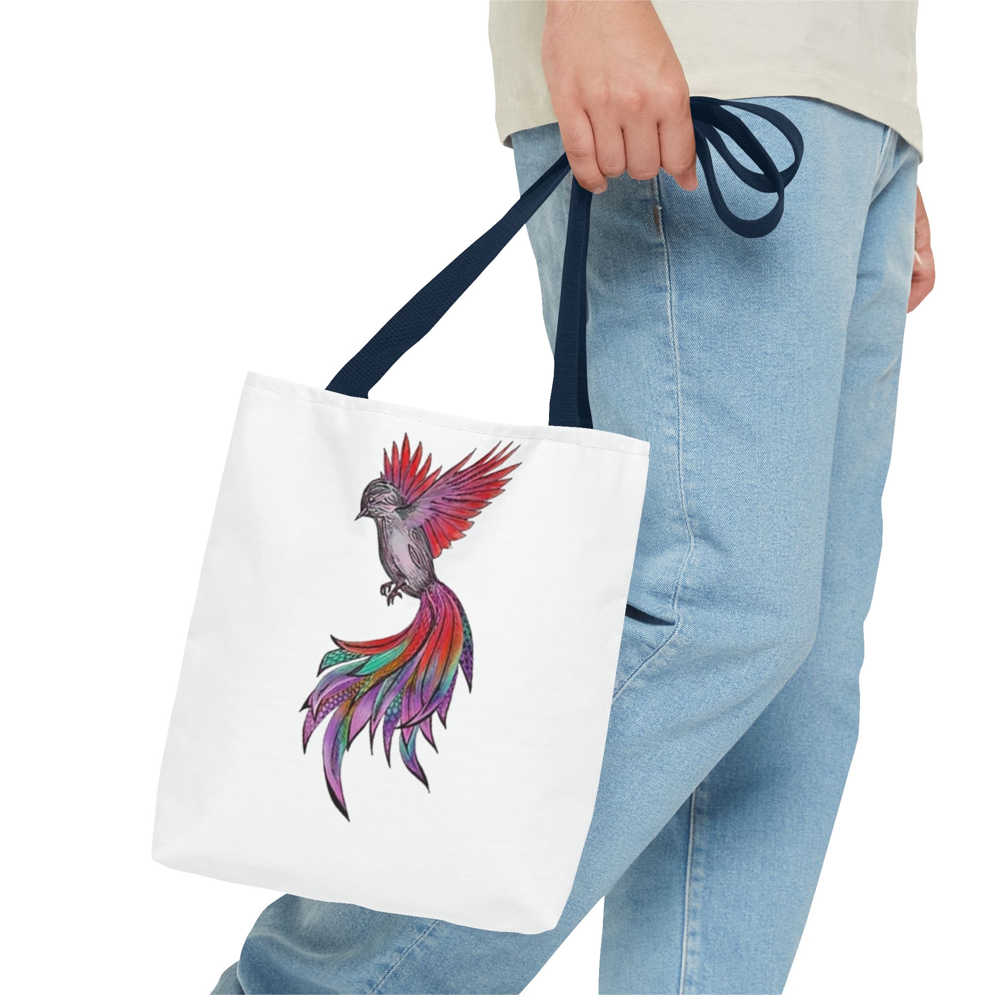 Colorful Phoenix Tote Bag - Image 27