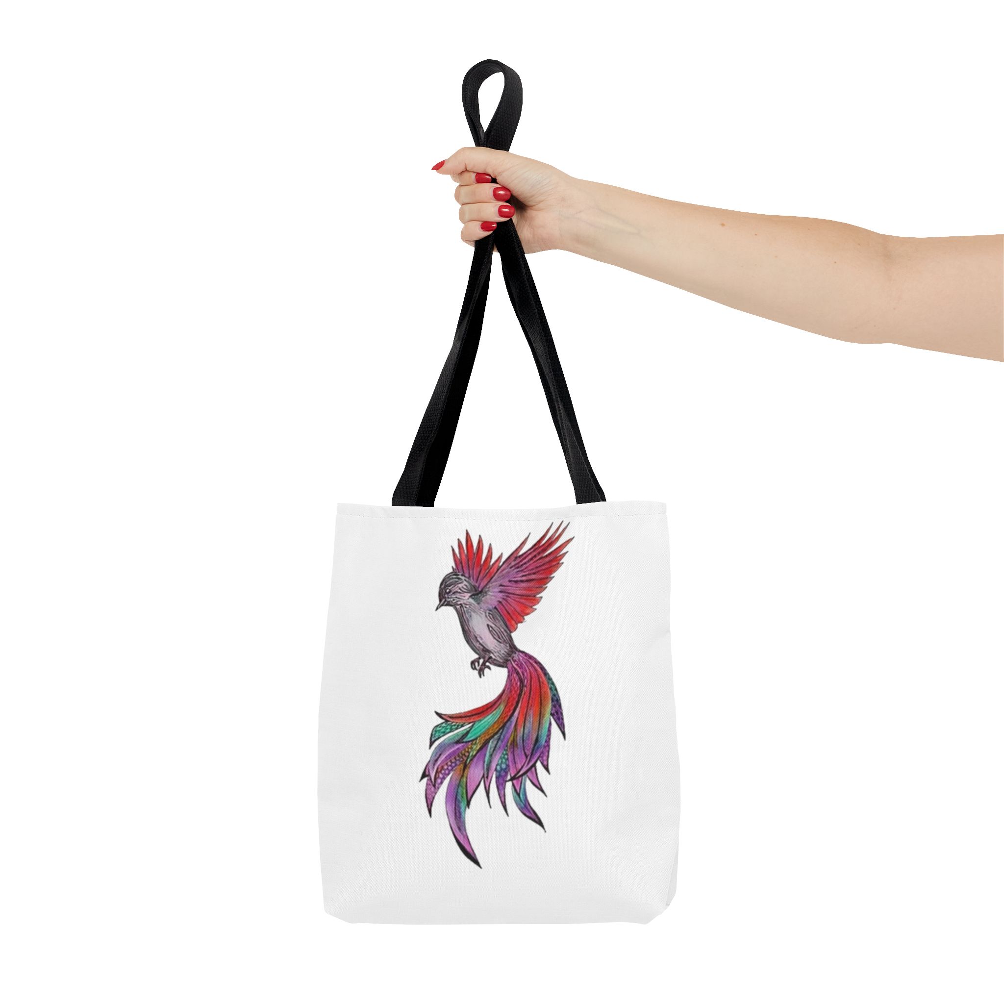 Colorful Phoenix Tote Bag - Image 4