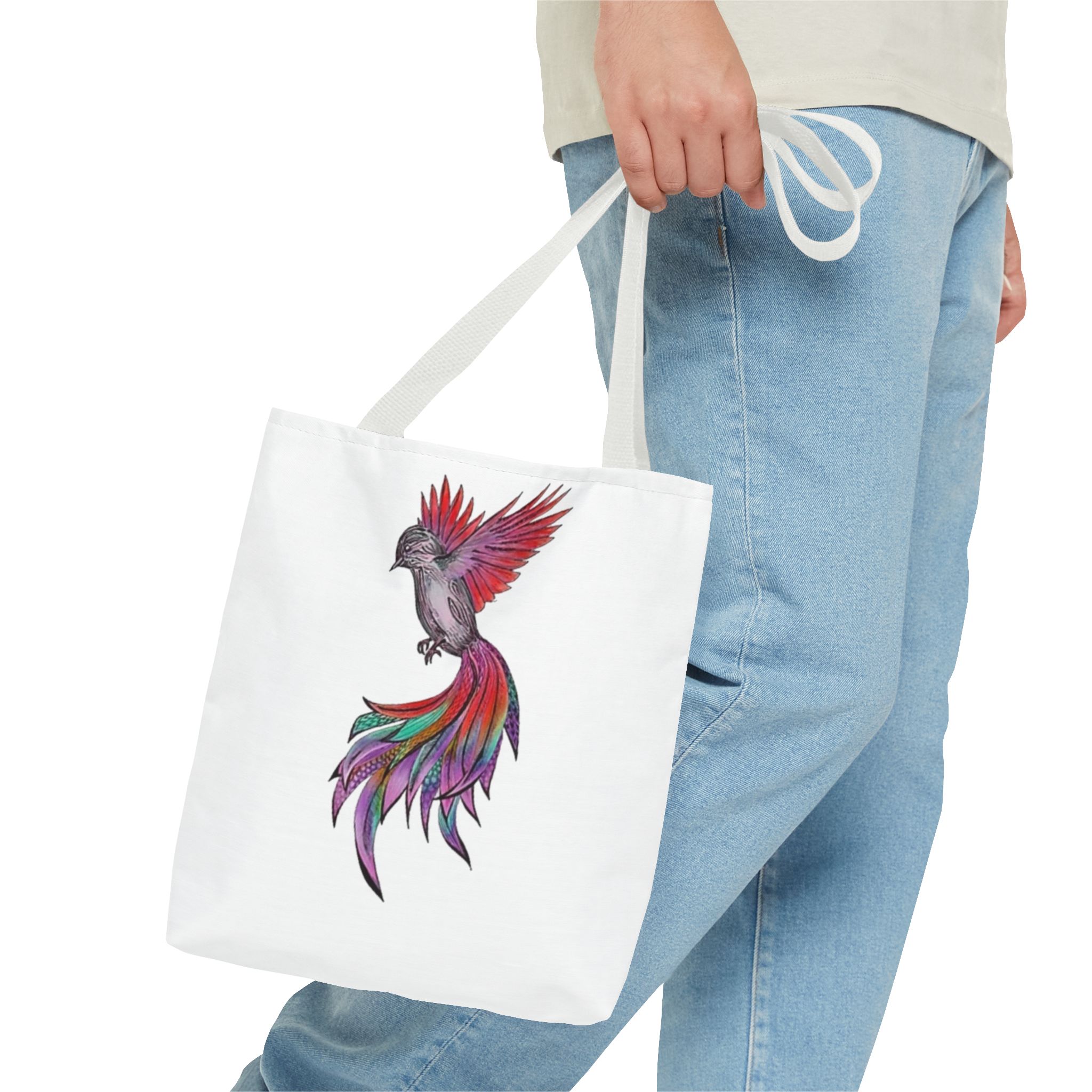 Colorful Phoenix Tote Bag - Image 19