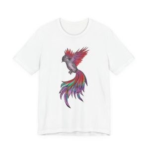 Colorful Phoenix Graphic T-Shirt